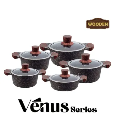 سرویس قابلمه 10 پارچه برند زیو سری ونوس مدل Zio Z-7130